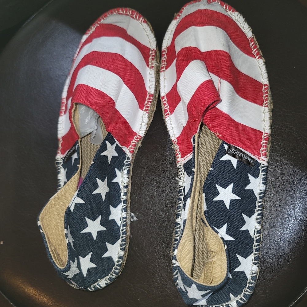 Patriotic fabric  flats